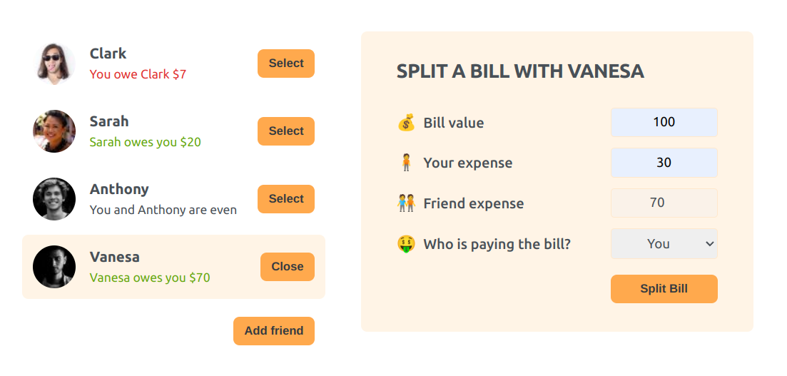 App para compartir gastos